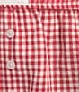 Things Between Gingham Print Coordinating Boxers, Color:Red - Image 3
