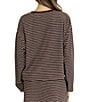 Things Between Knit Boxy Stripe Long Sleeve Shirt - Image 2