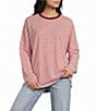 Things Between Knit Multi-Stripe Long Sleeve Shirt - Image 1