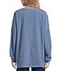 Things Between Knit Striped Long Sleeve T-Shirt - Image 2