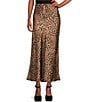 Things Between Leopard Maxi Skirt, Color:Leopard - Image 1