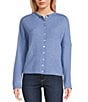 Things Between Piper Button-Front Cardigan, Color:Dusty Blue - Image 3