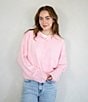 Things Between Piper Button-Front Cardigan, Color:Pink - Image 7