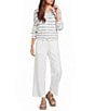 Things Between Piper Stripe Button Front Cardigan - Image 3