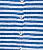 Things Between Piper Striped Button-Front Cardigan, Color:Blue - Image 4