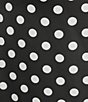 Things Between Polka Dot Print Midi Dress, Color:Black - Image 3