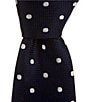 Thomas Pink Contrast Polka Dot 3.25#double; Silk Tie - Image 2