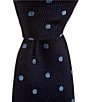 Thomas Pink Contrast Polka Dot 3.25#double; Silk Tie - Image 1