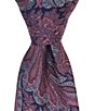 Thomas Pink Crescent Paisley Traditional Silk Tie - Image 1