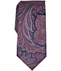 Thomas Pink Crescent Paisley Traditional Silk Tie - Image 2