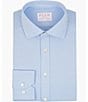 Thomas Pink Tailored Fit Spread Collar Solid Knit Dress Shirt - Image 3