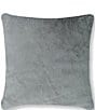 Color:Grey - Image 1 - Belmont Faux Fur Square Pillow