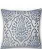 Color:Blue/Silver - Image 1 - Belmont Square Pillow