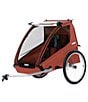 Color:Hot Sauce Red - Image 2 - Cadence Double Bike Trailer