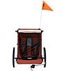 Color:Hot Sauce Red - Image 4 - Cadence Double Bike Trailer