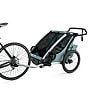 Color:Aluminum/Alaska - Image 4 - Chariot Cross 2 Multisport Double Cycle Trailer and Stroller