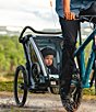 Thule Chariot Cross Multisport Cycle Trailer and Stroller, Color:Aluminum/Alaska - Image 7