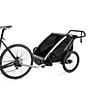 Color:Aluminum/Agave - Image 3 - Chariot Lite 2 Multisport Double Cycle Trailer and Stroller