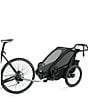 Color:Black - Image 2 - Chariot Sport Single Bike Trailer & Stroller
