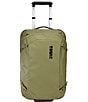 Color:Olivine - Image 1 - Chasm Carry-On Wheeled Duffle Bag