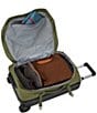 Color:Olivine - Image 4 - Chasm Carry-On Wheeled Duffle Bag