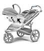 Color:Black - Image 3 - Chicco Infant Car Seat Adapter for Urban Glide 2/Glide 2 Jogging Stroller