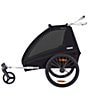 Color:Black - Image 3 - Coaster XT Double Stroller and Bike Trailer
