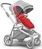 Color:Energy Red - Image 1 - Footmuff for Thule Stroller