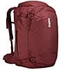 Color:Dark Bordeaux - Image 2 - Landmark 40L Women's Logo Travel Backpack