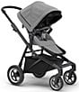 Color:Grey Melange/Black Frame - Image 1 - Sleek City Stroller