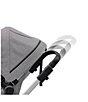 Color:Grey Melange/Aluminum Frame - Image 4 - Sleek City Stroller