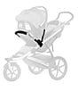 Color:Black/Silver - Image 2 - Universal Car Seat Adapter for Urban Glide 2/Glide 2 Jogging Stroller