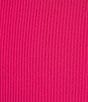 Color:Bright Pink - Image 4 - Ribbed Stretch Knit V-Neck Sleeveless Tank