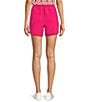 Color:Medium Pink - Image 2 - Tech Silk Pocketed Flat Front Pull-On Short