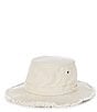 Color:Stone - Image 1 - Wanderer Duck Canvas Water Repellant Fringe Bucket Hat