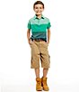 Color:Wheat - Image 2 - Boys' 6#double; Classic Waterproof Combat Boots (Youth)