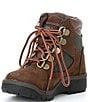 Color:Brown/Green - Image 4 - Boys' 6#double; Field Nubuck Leather and Mesh Boots (Infant)