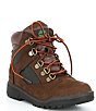 Color:Brown/Green - Image 1 - Boys' 6#double; Field Nubuck Leather and Mesh Boots (Toddler)
