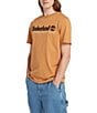 Color:Wheat Boot - Image 3 - Established 1973 Embroidered Graphic Relaxed Fit T-Shirt