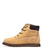 Color:Wheat - Image 3 - Kids' 6#double; Pokey Pine Nubuck Leather Boots (Infant)