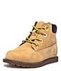Color:Wheat - Image 4 - Kids' 6#double; Pokey Pine Nubuck Leather Boots (Infant)