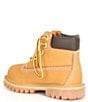 Color:Wheat - Image 3 - Kids' 6#double; Premium Leather Cold Weather Combat Boots (Infant)