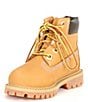 Color:Wheat - Image 4 - Kids' 6#double; Premium Leather Cold Weather Combat Boots (Infant)