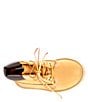 Color:Wheat - Image 5 - Kids' 6#double; Premium Leather Cold Weather Combat Boots (Infant)