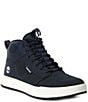 Color:Navy - Image 1 - Men's Maple Grove Sport Mid Hiking Sneakers