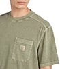 Color:Cassel Earth - Image 3 - Merrymack River Chest Pocket Graphic Relaxed Fit T-Shirt