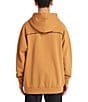 Color:Wheat Boot - Image 2 - Oval Logo Patch Hoodie