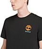 Color:Black - Image 3 - Short Sleeve Timberland Hike Graphic T-Shirt