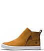 Color:Wheat Nubuck - Image 4 - Skyla Bay Suede Pull On Sneaker Ankle Booties