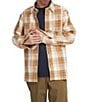 Color:Wheat Boot - Image 1 - Windham Heavy Flannel Long Sleeve Woven Shirt